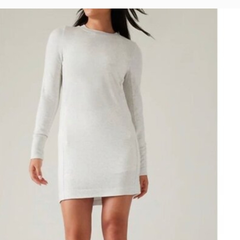 Athleta Soft Gray Lound Dress